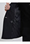 Black Crepe Women's Blazer Jacket - 4