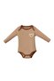 Baby Boy 3-Piece Bodysuit Set – Brown Tones – 100% Cotton – Newborn & 6 Months - 4