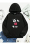 Mickey Printed 100% Cotton Kangaroo Pocket Hooded Kids Sweatshirt