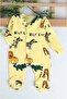 Safari Animal Patterned Soft Baby Romper – 0-3 Months – 3-6 Months – 6-9 Months-3-6 Months - 3
