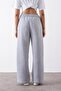 Women's Chill Wide Leg Gray Sweatpants - 5