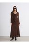 Vizyon New Season Lace-Up Collar Lace Women's Cardigan