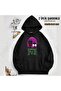 سترة Invader Zim v14 مطبوع بغطاء رأس (خيطين)