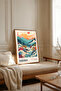 One Piece Wooden Framed Yayoi Kusama Paintings Tk2518