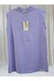 Women's Lila Color Cotton Soft Crew Neck Sleeveless Slit Detailed Combed Cotton Undershirt 307250 - 3