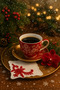 Handcrafted Premium Coffee Presentation Coaster – Embroidered Stylish Presentation Holder, Special Gift Item - 4