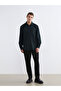 Regular Fit Long Sleeve Dobby Men's Shirt - 2