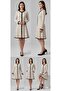 Soft Cream Pearl Detail Knit Dress - 3