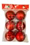 6 Pieces Cute Ball Christmas Tree Ornament 6 cm - 2