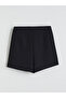 Black Zippered Shorts Skirt - 7