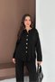 Oversized Big Button Detailed Knitwear Bottom-Top Set Aw25Au0044 - 2