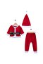 Boys' Christmas New Year Themed Santa Claus Suit - 4
