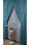 Mint Glass Breakage Pattern Glass Breakage Pattern Right and Left Double Breasted 3 Layer Pleated Tulle - 3
