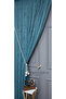 Mint Glass Breakage Pattern Glass Breakage Pattern Right and Left Double Breasted 3 Layer Pleated Tulle - 4