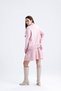 Mesh Mini Skirt Fisherman Sweater Bottom Top Knitwear Set - 6