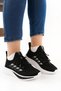 Unisex Orthopedic Light Sole Striped Detail Lace-Up Knitwear Casual Sports Shoes Breathable - 2