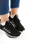 Unisex Orthopedic Light Sole Striped Detail Lace-Up Knitwear Casual Sports Shoes Breathable