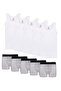 5-Pack of Cotton White Undershirts, 5-Pack of Gray Boxer Shorts