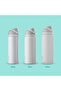 FreeSip Insulated Stainless Steel Water Bottle with Locking Push Button Lid, Very, Very Dark, 40-Ounce - 5