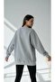 Oversized Wide Fit Crew Neck Plain Basic Sweatshirt - 6