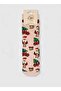 Pink Santa Claus and Car Themed Towel Christmas Stocking - Cm173 - 2