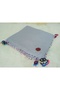 100% Cotton Ezgi Scarf with Floral Pattern Motifs and Beaded Crochet Writing, Kerchief, Mevlit Shawl