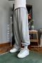 2-Pack Large Size Extra Loose Black Gray Adjustable Leg Baggy Loose Fit Oversized Tracksuit - 7