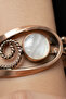 Women's Copper Bracelet with Natural Stone Authentic Model Bracelet Suitable for Any Wrist - 3