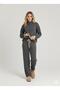 NEW SEASON Women's Textured Knit Drawstring Sweater-Pants Knitwear Top-and-Bottom Set 0053 - 2
