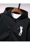 Unisex Hooded Sports Tracksuit Set Printed Football Golf Basketball Printed Comfortable Casual 2-Piece Combination - 2