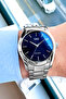 Original Quartz Men's Wristwatch Silver Color Steel Band 5 Atm Water Resistant - Qqe2001C9 - 5