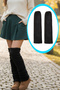 Leggings Leg Warmers Plush Knee Leg Warmer Tube Leg Socks over Thermal Wesoft Plush Knee Leg Warmer - 7