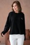 Oversized Teddy Bear Basic Crew Neck Soft Textured Knit Sweater Aw25Kz0105 - 3