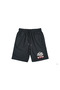 Women Men Unisex Gym Gorilla Printed Black Combed Cotton Shorts Relaxed Fit Pockets Elastic Casual Sports Shorts