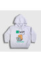 Unisex Children's White Cat Gpt Funny Artificial Intelligence Cat Kedili Hooded Sweatshirt 581128Tt