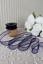 Navy Blue Chiffon Ribbon 2.5 cm 20 Meters - Wedding, Engagement, Dowry, Gift, Decoration, Birthday, Party - 3