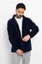Unisex Anti-Pilling Non-Pilling Standard Fit Full Zipper Cold-Proof Fleece Cardigan - 2