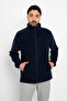 Unisex Anti-Pilling Non-Pilling Standard Fit Full Zipper Cold-Proof Fleece Cardigan