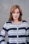 Striped Soft Textured Knitwear Cardigan Aw25Hi0068 - 5