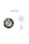 DARA Black Diamond crystal ss10 (2.5mm) 10GR (1440pcs) hotfix