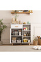3-Tier Adjustable Kitchen Storage Rack, Coffee Corner Table & Microwave Stand with Drawer - 6