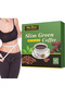 Slim Green Coffee, Natural Weight Loss Coffee with Reishi Mushroom for Better Digestion,18 Sticks