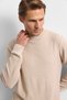 Beige Regular Fit Crew Neck Knitwear Sweater - 3