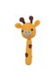 Amigurumi Cute Orange Coffee Giraffe Rattle Organic Toy - 2