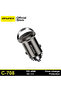 C-708 PD 45W Mini Car Charger Type-C USB QC 3.0 Fast Charge