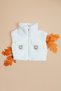 Mock Neck Girls' Plush Vest with Pocket and Belt Detail - 3