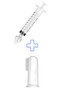 Teether Finger and Nose Washing Injector Set Silicone Teething Finger Nasal Washing Aspirator