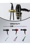 Hair Dryer Holder Hair Dryer and Straightener Holder Wall Mounted Hairdryer Stands Adhesive Straight - 8