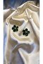 Zara Model Green Flower Earrings - 3