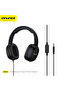 GM-6 3.5mm Wired Headset, 40mm Driver, Stereo, 98dB Sensitivity, Black - 3